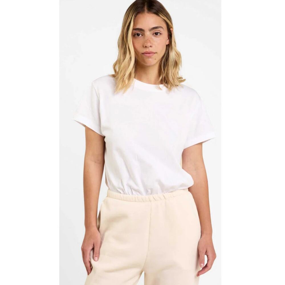 NUUDS Classic Everyday Cotton Modal Tee Snap Bodysuit XXXL